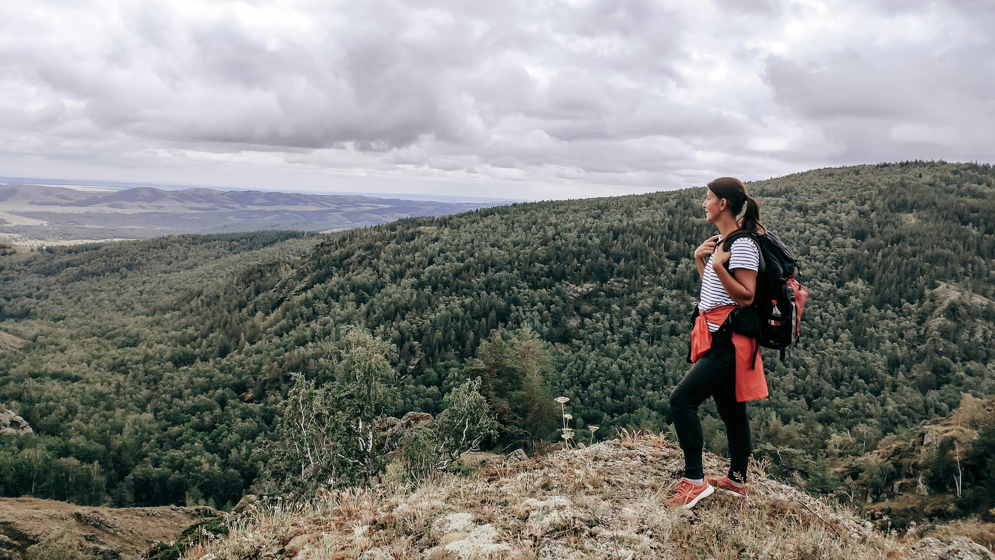 Snow-covered mountains under blue sky